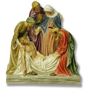 Full Color Stations of the Cross Statue Set Small for Church Display - Bella Statues