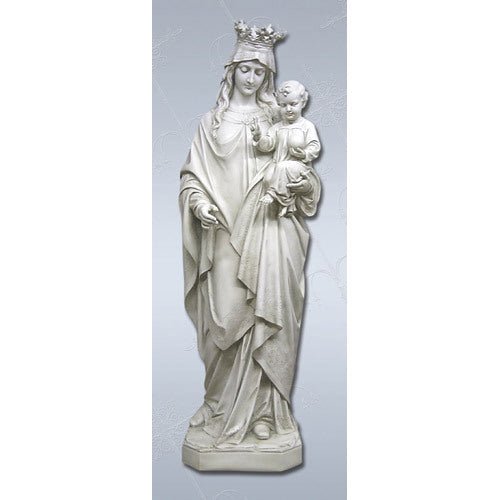 Lifesize Blessed Virgin Mary & Child 65 Outdoor/Indoor Statue - Bella Statues