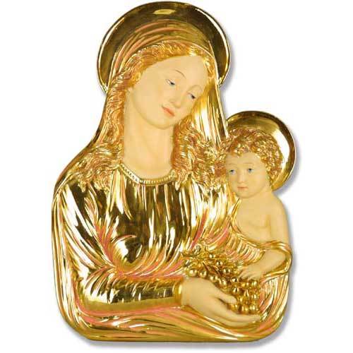 Madonna Eucharist Plaque Outdoor/Indoor Statue - Bella Statues