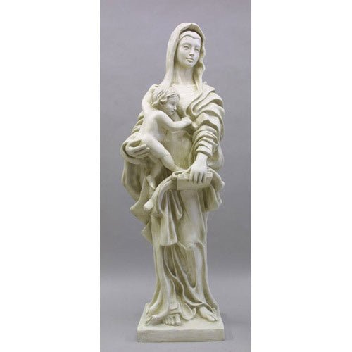 Lifesize Virgin Mary Madonna & Child 58 Outdoor/Indoor Statue - Bella Statues