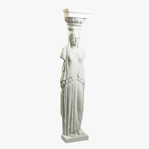 Lifesize Athenian Caryatid 1 Sided 78 Outdoor/Indoor Statue - Bella Statues