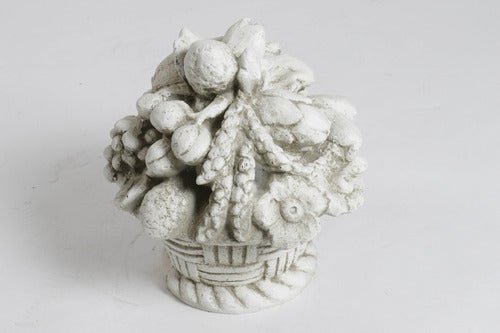 Fruit In Weaved Basket 14 Outdoor/Indoor Statue - Bella Statues