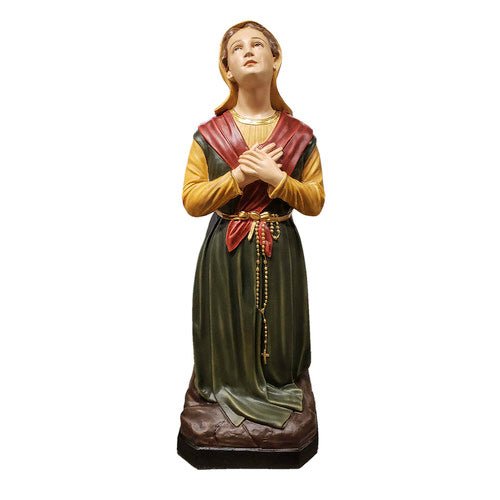 Custom Painted Lifesize ST. BERNADETTE 43" Outdoor/Indoor Statue - Bella Statues