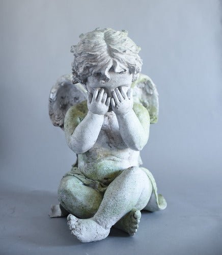 Peekaboo Cherub Outdoor/Indoor Statue - Bella Statues