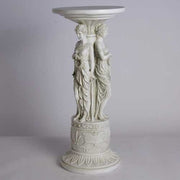 Lifesize Tario Graces Pedestal Outdoor/Indoor Statue - Bella Statues