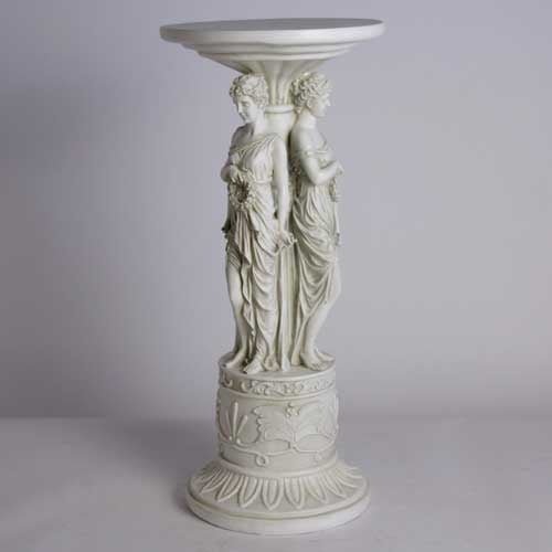 Lifesize Tario Graces Pedestal Outdoor/Indoor Statue - Bella Statues