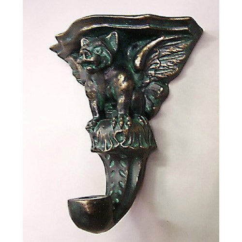 Gargoyle Bracket w/Sconce Outdoor/Indoor Statue - Bella Statues