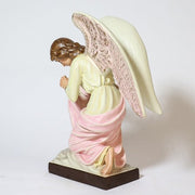 Custom Painted Kneeling Angel Praying Outdoor/Indoor Statue - Bella Statues