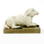 Custom Painted Sheep On Base 8 H Ntv1.2 Outdoor/Indoor Statue - Bella Statues