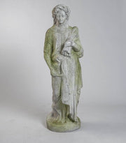 Lifesize Four Seasons Fall 49"h Outdoor/Indoor Statue - Bella Statues