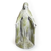 Lifesize Mary Of The Rosary with Lace 4 Outdoor/Indoor Statue - Bella Statues