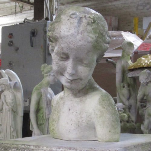 Smiling Girl 13 H Outdoor/Indoor Statue - Bella Statues