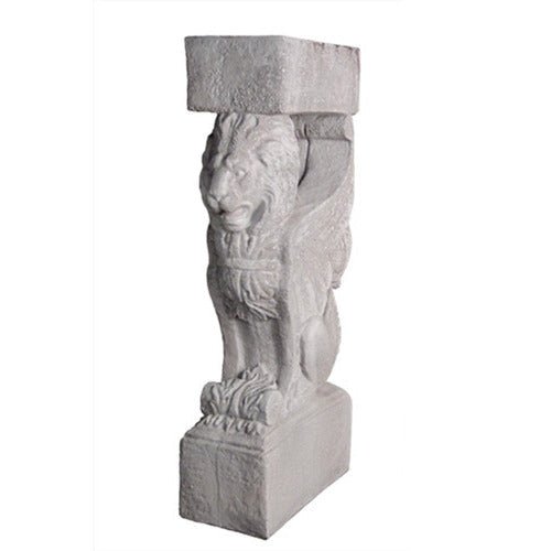 Winged Lion Console Base 32 (1 Outdoor/Indoor Statue - Bella Statues