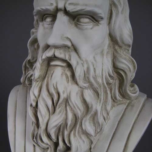Da Vinci Bust - Lg 12 Outdoor/Indoor Statue - Bella Statues