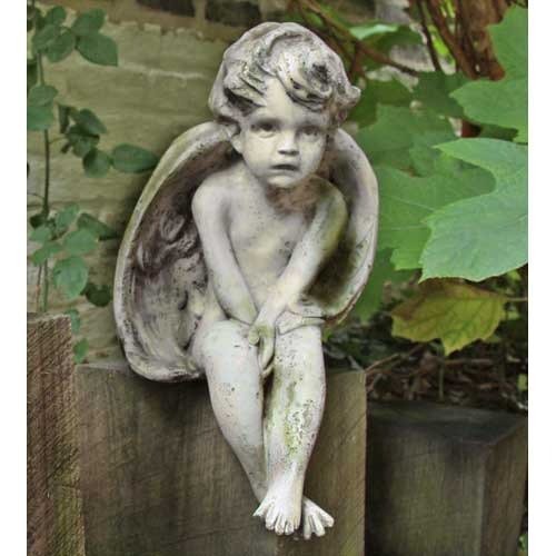 Meditation Cherub Small 12 Outdoor/Indoor Statue - Bella Statues