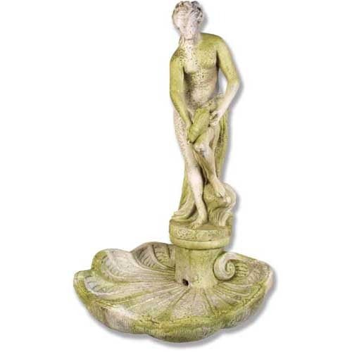 Lifesize Venus Bath Fountain On Shell 5 Outdoor/Indoor Statue - Bella Statues