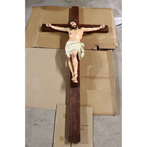 Custom Painted Lifesize Corpus Of Christ - 46 Outdoor/Indoor Statue - Bella Statues