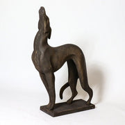 Lifesize Greyhound Standing W Base 37 Outdoor/Indoor Statue - Bella Statues