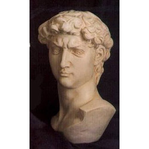 David Bust Large 18 Outdoor/Indoor Statue - Bella Statues