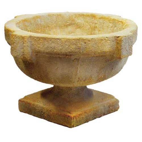Rough Bungalow Urn 14 Outdoor/Indoor Statue - Bella Statues