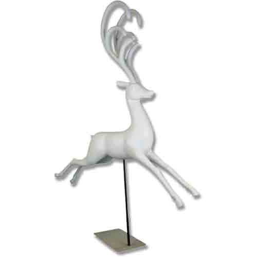 Lifesize Fantasy Deer - Flying 100 Outdoor/Indoor Statue - Bella Statues