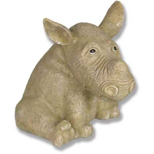 Zoe The Rhino 4 Outdoor/Indoor Statue - Bella Statues