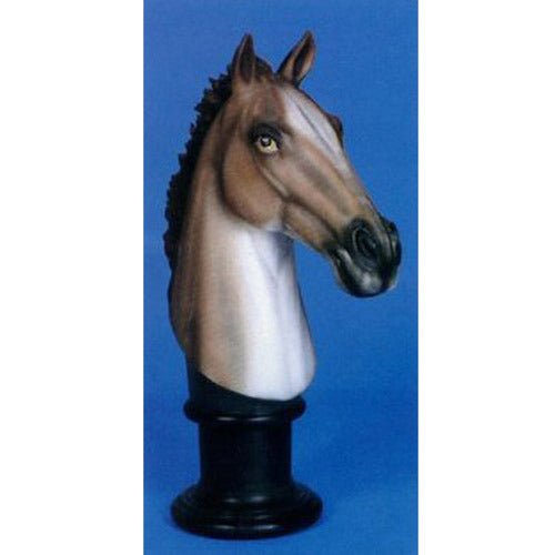 Custom Painted Lifesize Horse Head Outdoor/Indoor Statue - Bella Statues