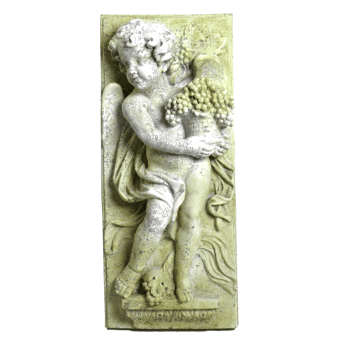 Little Boy Summer Plaque Outdoor/Indoor Statue - Bella Statues