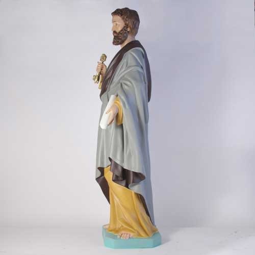 Custom Painted Lifesize Saint Peter 63" H Outdoor/Indoor Statue - Bella Statues