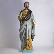 Custom Painted Lifesize Saint Peter 63" H Outdoor/Indoor Statue - Bella Statues