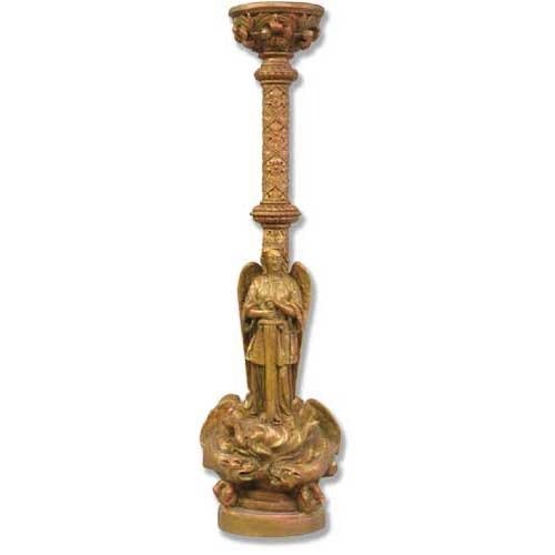 Angel Torch Candleholder 33 Outdoor/Indoor Statue - Bella Statues