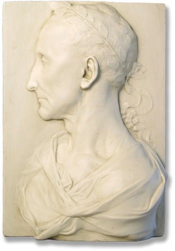 Augustus Caesar Plaque 17 Outdoor/Indoor Statue - Bella Statues