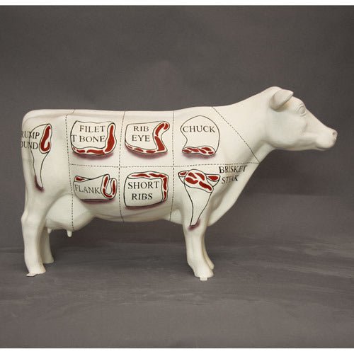 Butcher's Cow Chart Outdoor/Indoor Statue - Bella Statues