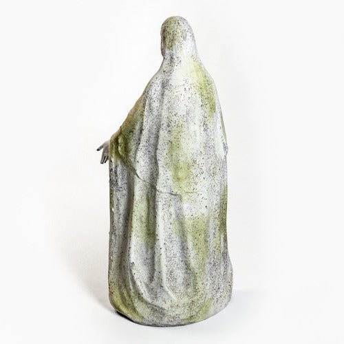 Lifesize Mary Of The Rosary with Lace 4 Outdoor/Indoor Statue - Bella Statues