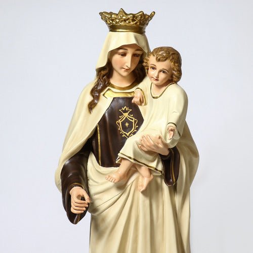 Custom Painted Lifesize Queen Of Heaven 42in Realistic Outdoor/Indoor Statue - Bella Statues