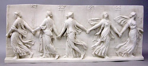 Bacchantes Dancing Frieze 17 Outdoor/Indoor Statue - Bella Statues