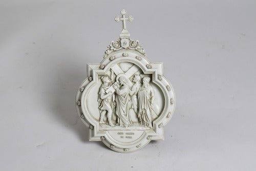 Chapel Wall Plaque Station 2 Outdoor/Indoor Statue - Bella Statues
