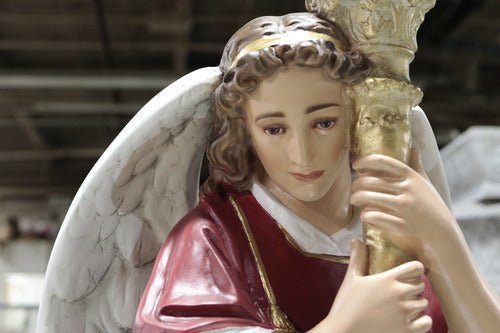 Custom Painted Lifesize Majestic Guardian Angel - R 52 Outdoor/Indoor Statue - Bella Statues