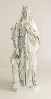 Lifesize St. Barbara Outdoor/Indoor Statue - Bella Statues