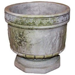 Greek Relief Pot Outdoor/Indoor Statue - Bella Statues