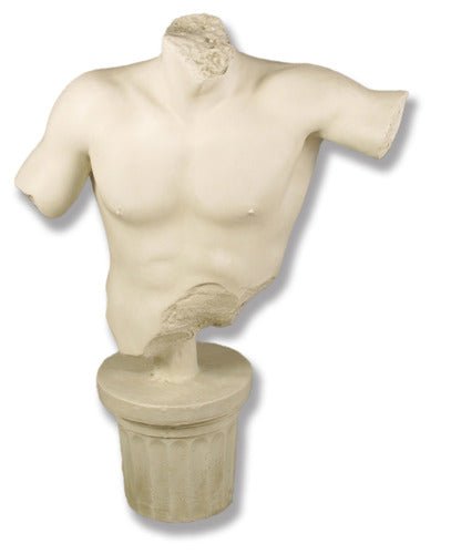 Lifesize Torso Of Destafano 38 H Outdoor/Indoor Statue - Bella Statues