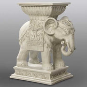 Elephant Indian Pedestal 18 Outdoor/Indoor Statue - Bella Statues