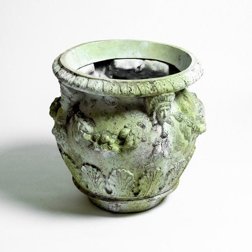 Della Robbia Pot 19.5 H (R) Outdoor/Indoor Statue - Bella Statues