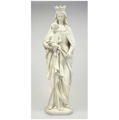 Custom Painted Lifesize Madonna & Child Medieval 58 Outdoor/Indoor Statue - Bella Statues