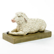 Custom Painted Sheep On Base 8 H Ntv1.2 Outdoor/Indoor Statue - Bella Statues