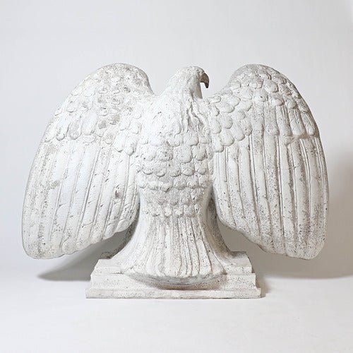 Lifesize Eagle on Base Outdoor/Indoor Statue - Bella Statues