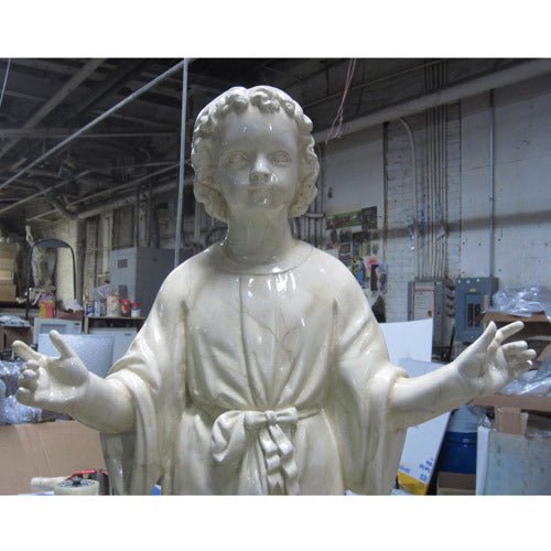 Custom Painted Lifesize 10 YR OLD JESUS as child Outdoor/Indoor Statue - Bella Statues