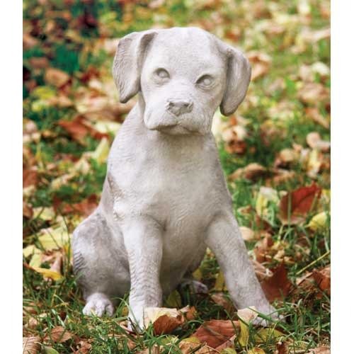 Lab Puppy 13.5 Outdoor/Indoor Statue - Bella Statues