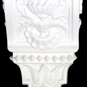 Leaf With Flowers Bracket Outdoor/Indoor Statue - Bella Statues