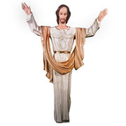 Custom Painted Lifesize Rising Christ Wall Hanging 67" Outdoor/Indoor Statue - Bella Statues